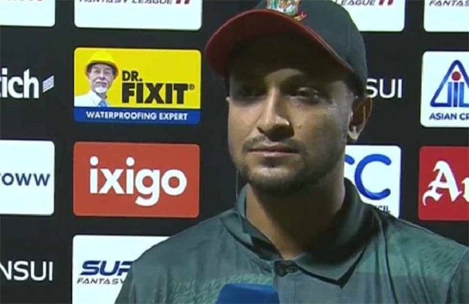 আমাদের সেরা ক্রিকেট খেলেছি : সাকিব আমাদের সেরা ক্রিকেট খেলেছি : সাকিব