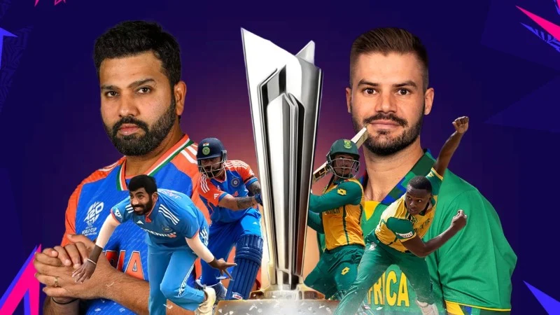 টি-টোয়েন্টি বিশ্বকাপের ফাইনালে রাতে মুখোমুখি দক্ষিণ আফ্রিকা ও ভারত টি-টোয়েন্টি বিশ্বকাপের ফাইনালে রাতে মুখোমুখি দক্ষিণ আফ্রিকা ও ভারত