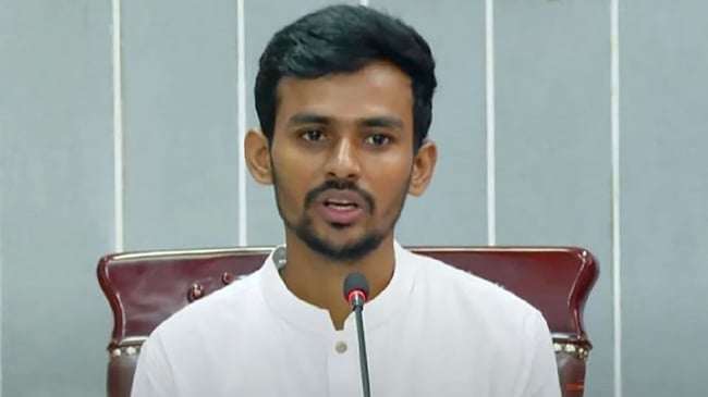 দেশ পুনর্গঠনে তরুণদের দায়িত্ব নেয়ার আহ্বান উপদেষ্টা আসিফ মাহমুদের দেশ পুনর্গঠনে তরুণদের দায়িত্ব নেয়ার আহ্বান উপদেষ্টা আসিফ মাহমুদের