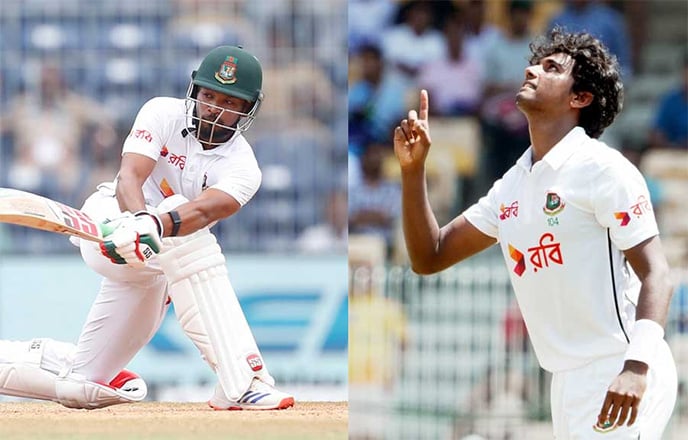 আইসিসি টেস্ট র্যাংকিংয়ে শান্ত, হাসানের উন্নতি আইসিসি টেস্ট র্যাংকিংয়ে শান্ত, হাসানের উন্নতি