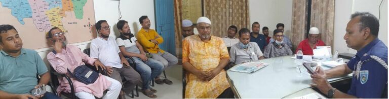 বিরামপুরে নবাগত ওসি মমতাজুল হকের আমন্ত্রনে প্রেসক্লাবের সাংবাদিকদের মতবিনিময়