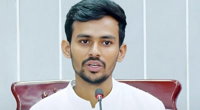 গণহত্যাকারী বা নিষিদ্ধ সংগঠনের কর্মসূচির বিরুদ্ধে কঠোর হুঁশিয়ারি আসিফ মাহমুদের গণহত্যাকারী বা নিষিদ্ধ সংগঠনের কর্মসূচির বিরুদ্ধে কঠোর হুঁশিয়ারি আসিফ মাহমুদের