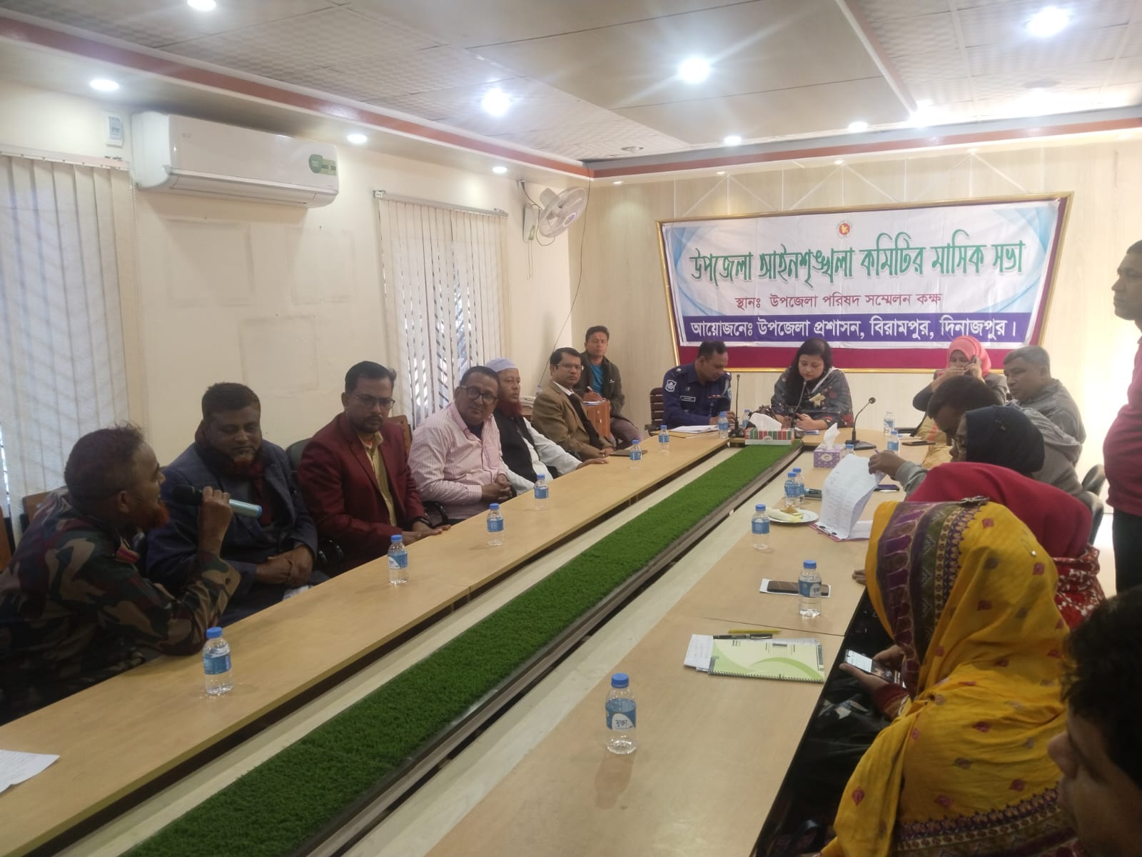বিরামপুরে আইনশৃঙ্খলা কমিটির সভায়- সামাজিক অপরাধরোধে জনসহযোগিতা কামনা প্রশাসনের !