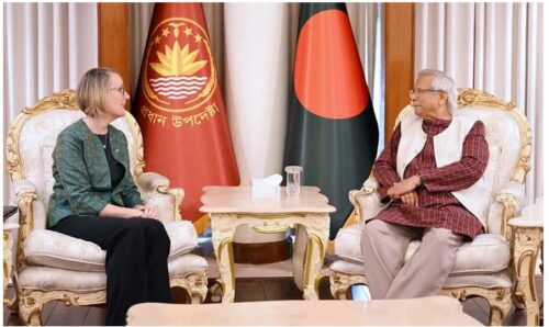 প্রধান উপদেষ্টার সঙ্গে ব্রিটিশ হাইকমিশনারের সাক্ষাৎ
